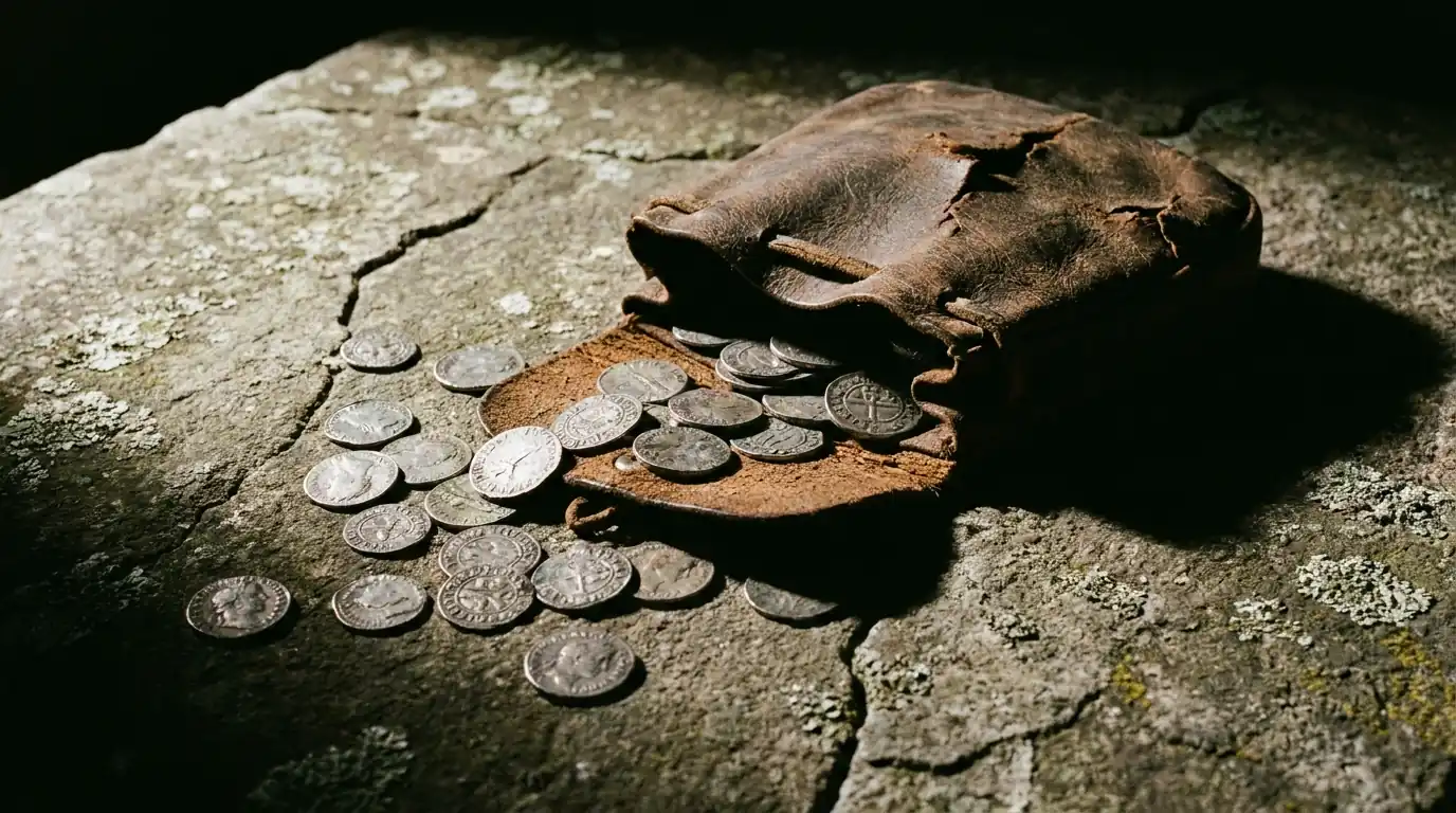 Judas y las treinta monedas de plata, ejemplo de codicia